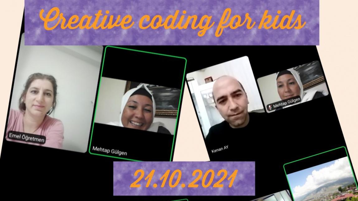 Creative Coding For Kids eTwinning Projesi Tanışma Webinarı Yapıldı